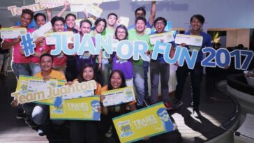 YOUNG AND WELL-TRAVELED. Juan for Fun 2017 finalists rejoice after seven days of experiencing the best of the Philippines.