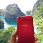 My OPPOF3Red in Coron Palawan