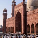 Eid al-Adha - Eid prayer in Badshahi Mosque photo via Wikipedia