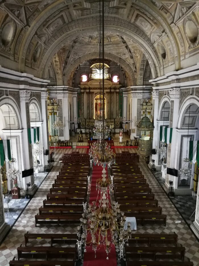 Inside San Agustin Church