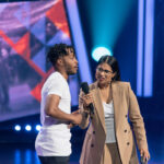 Jermaine Fowler and Lilly Singh during The Lilly Singh Gala -credit Nicholas Abou