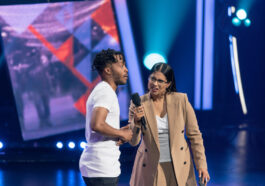 Jermaine Fowler and Lilly Singh during The Lilly Singh Gala -credit Nicholas Abou