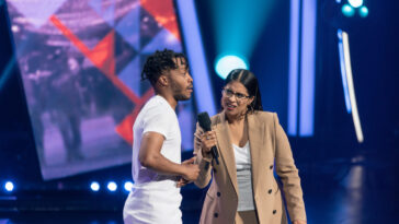Jermaine Fowler and Lilly Singh during The Lilly Singh Gala -credit Nicholas Abou