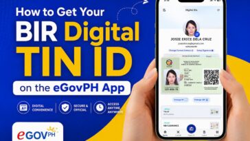How to Get Your BIR Digital TIN ID on the eGovPH App