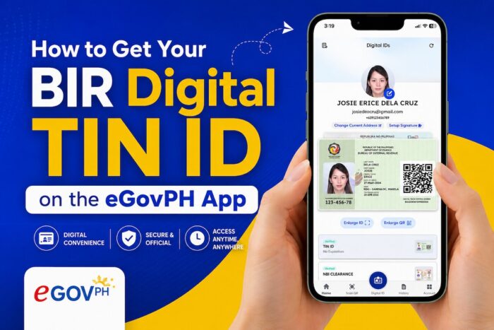 How to Get Your BIR Digital TIN ID on the eGovPH App