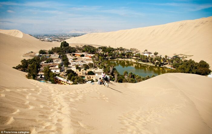 Huacachina Village in Peru
