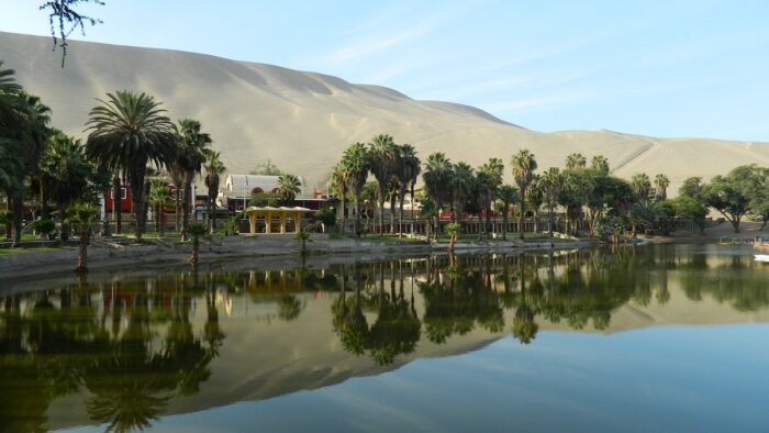 Oasis Of Huacachina in Ica Peru
