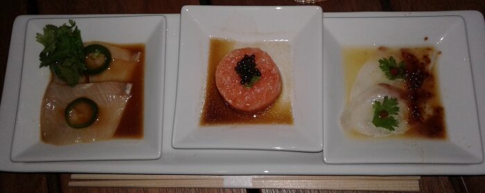 Yet another course of little dishes at Nobu