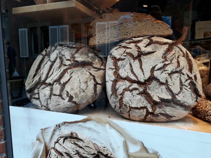 Two round breads saying hi, as you do.