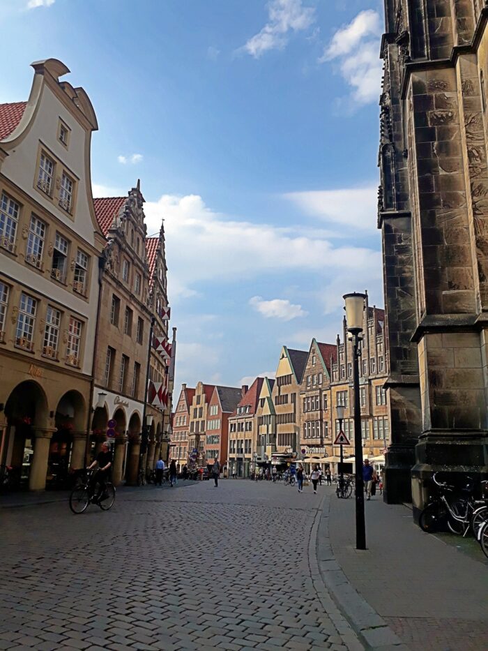 Looking at Prinzipalmarkt for the first time