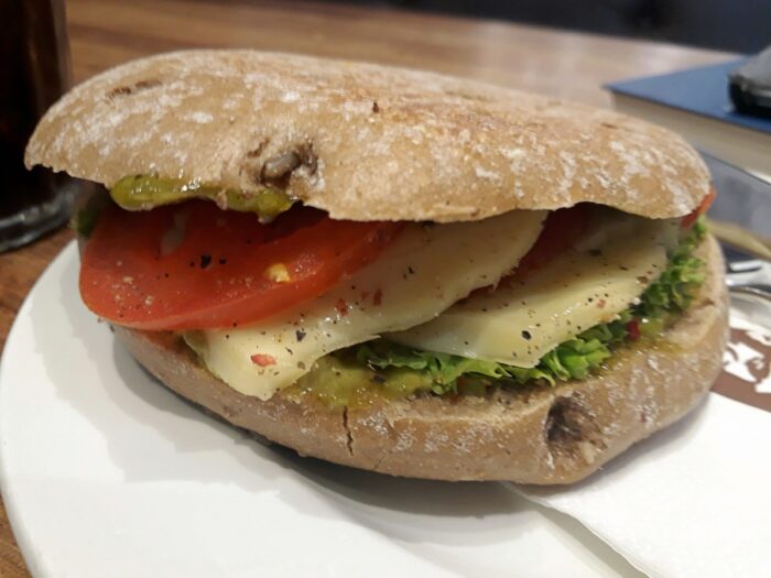 Pesto Chicken Sandwich by Coffee Fellows