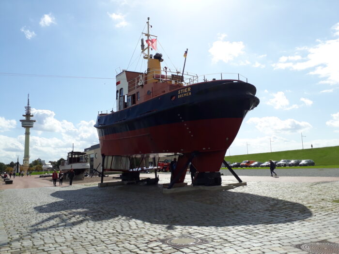 A tugboat