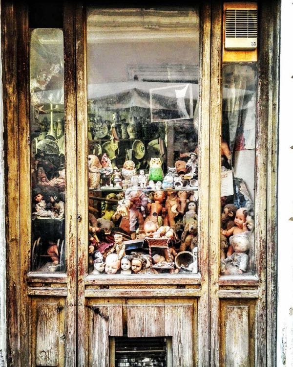 A picture from inside of Dolls Hospital