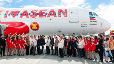 AirAsia loves Asean livery on AirAsia's AirbusA320 was officially presented today in celebration of ASEAN50.