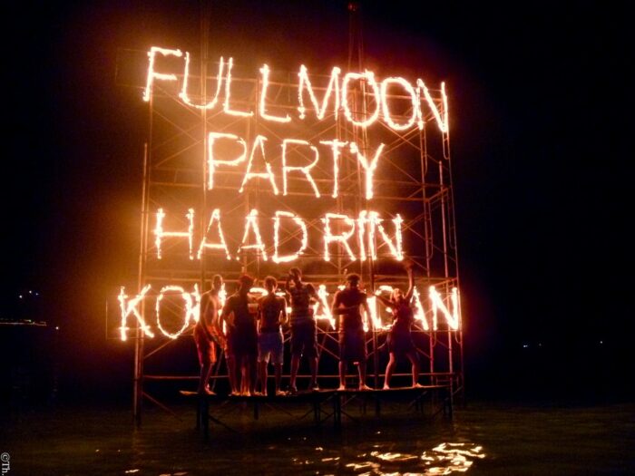 The Full Moon Party is one of the most popular NYE party in Asia. [Image Credit: Thomas Suazedde/Flickr]