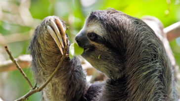 Bradypus variegatus at Cahuita National Park