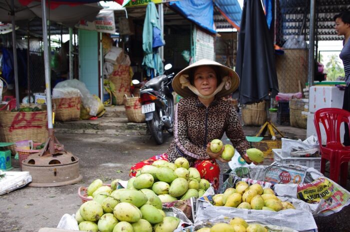 Fruit Vendor in Saigon