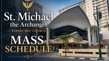 St. Michael the Archangel Parish–BGC Church Mass Schedule