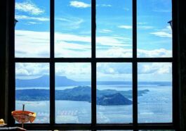 Stunning view of the Taal Volcano at Balay Dako. Image via Jerico Cua.