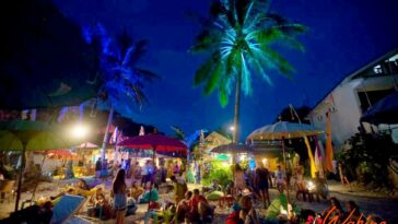 Nightly festivities. Photo courtesy of Wahine Beach Bar Boracay