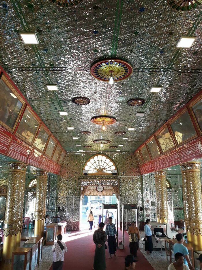 Golds and gems will welcome you upon entering Botataung Pagoda.