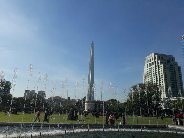 The Independence Monument at Maha Bandoola Park