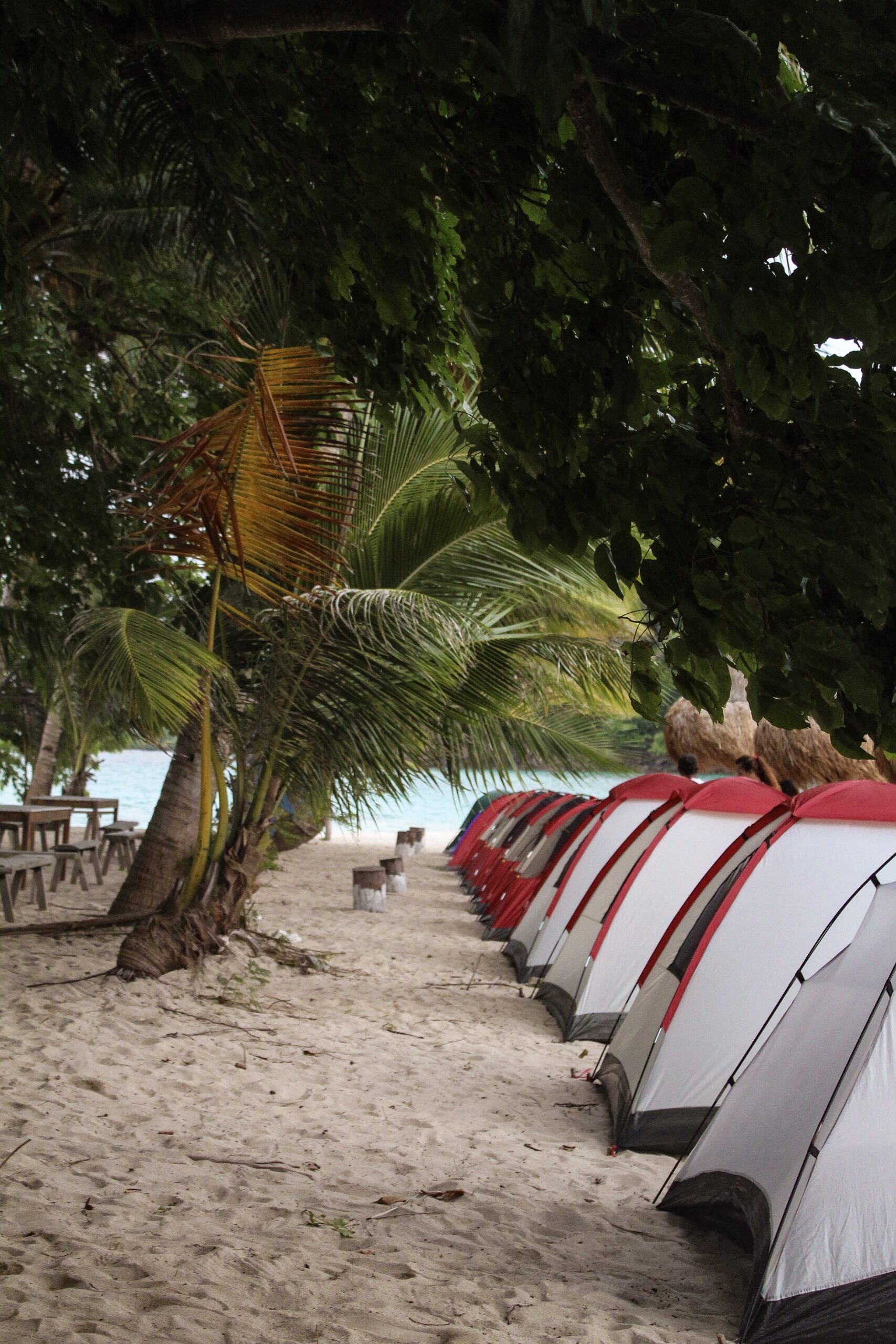Our area where our tents were assembled.