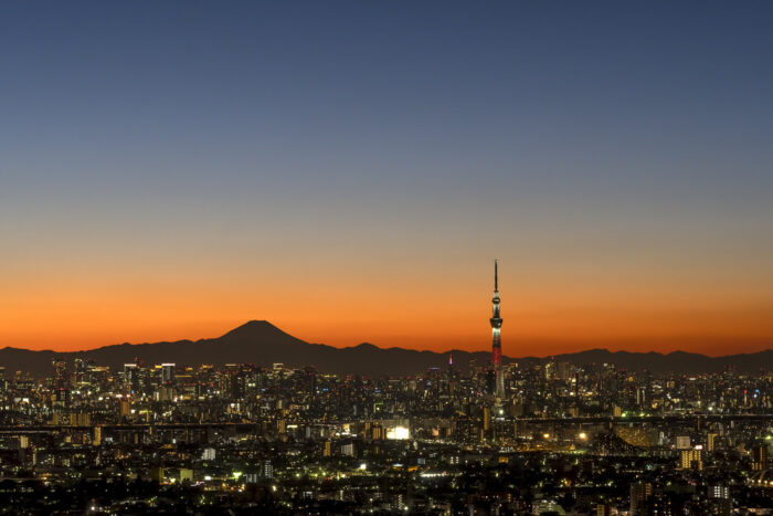 Sunset from Tokyo Skytree by B Lucava via Foter