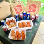 Bonchon Triple Sampler with limited edition Pepsi Blackpink in Can