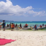Dragon boats ready for the annual Boracay International Dragon Boat Festival