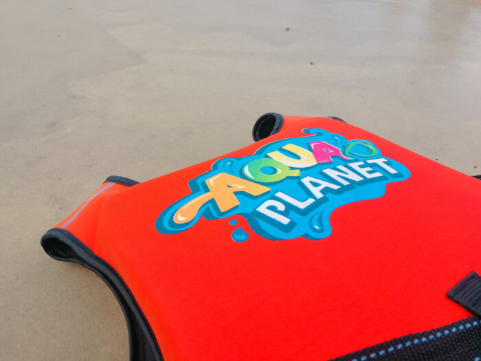 Life jacket in Aqua planet for both kids and adults