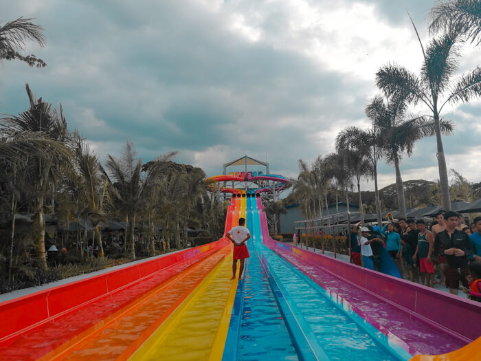 The colorful, Slip N Slide