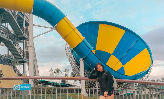 one of the amazing views inside the water park in Clark