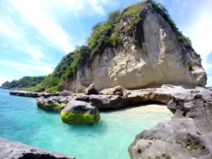 Masasa Beach Rock Formation photo via Sinaya Masasa Beach Lodging FB Page