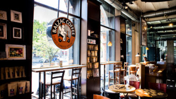 Inside Balzac Coffee