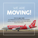AirAsia moves international flights to new terminal 2 in Mactan Cebu International Airport effective July 1
