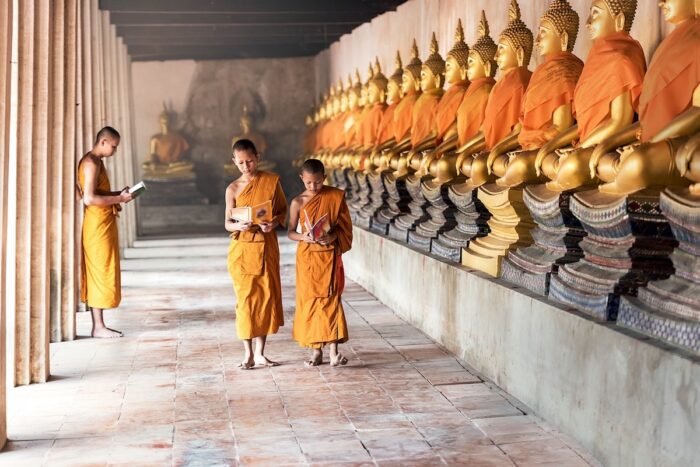 Buddhist Monks in Myanmar