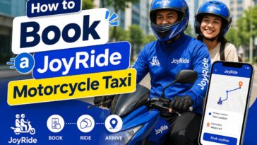 How to Book a JoyRide Motorcycle Taxi