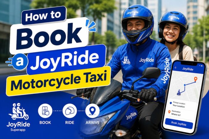 How to Book a JoyRide Motorcycle Taxi