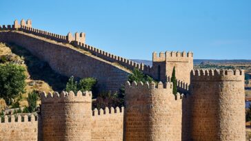 The Walls of Avila in central Spain