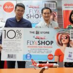 Caption (L-R) AirAsia Philippines Director for flight operations Captain Gomer Monreal, AirAsia Philippines Commercial Director Gilbert Simpao, The SM Store SVP Eugene Saw and The SM Store VP Quennielyn Cua.