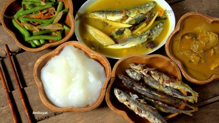 Ambuyat, the national food of Brunei and traditional dishes