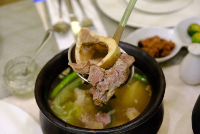 Bulalo at Veranda Restaurant