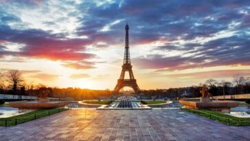 Sunset in Paris