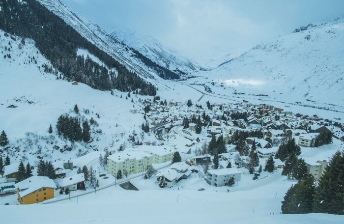 This looks like a scene straight out of a winter postcard.