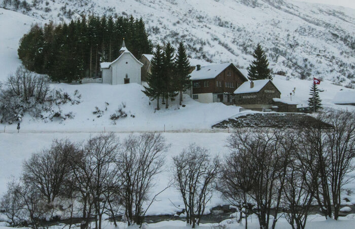 You will find many small isolated hamlets like this along the route.