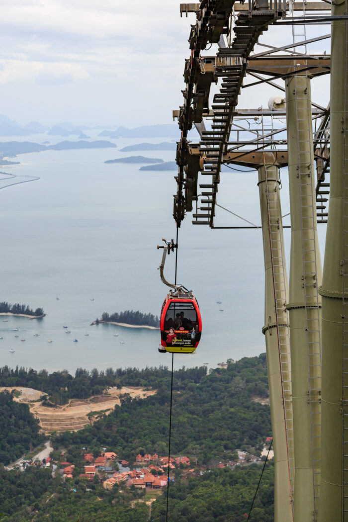 Langkawi Cable Car photo by CEphoto, Uwe Aranas via Wikipedia CC