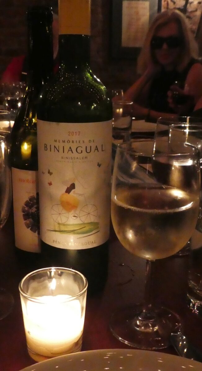 A delicious local white wine