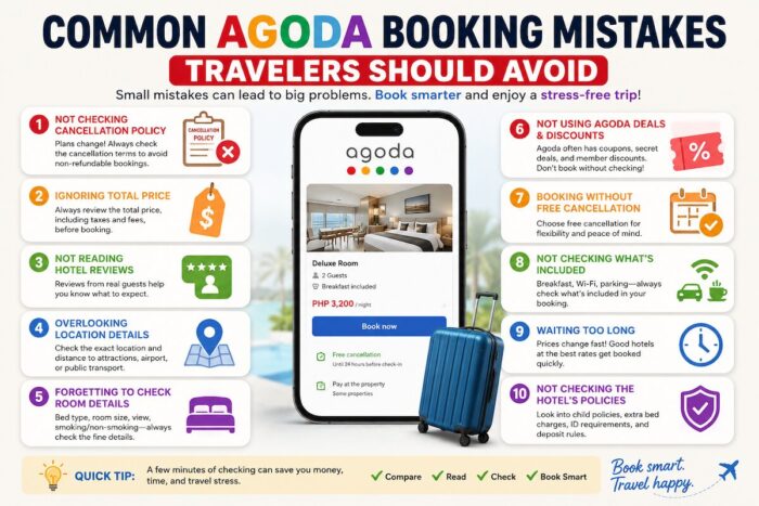 Common Agoda Booking Mistakes Travelers Should Avoid