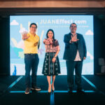 Cebu Pacific launches its Juan Effect national campaign to encourage Filipinos to pledge for the betterment of the country’s islands. Photo shows (from left) Cebu Pacific Air president and CEO Lance Gokongwei, Department of Tourism secretary Bernadette Romulo-Puyat, and Department of Environment and Natural Resources undersecretary for attached agencies Sherwin Rigor.